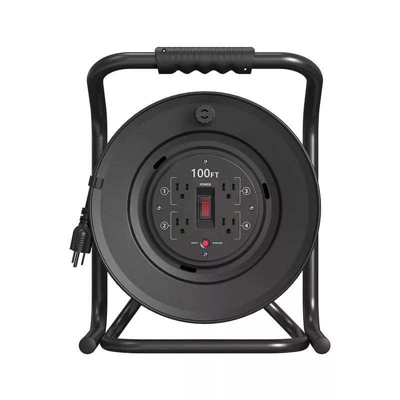 4 розетки. Котушка для пластикового шнура 100 футів 4 розетки. Котушка для пластикового шнура 100 футів