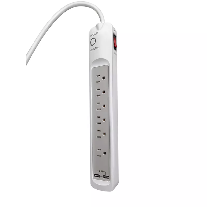 6 розеток USB 2.4a Power Strip
